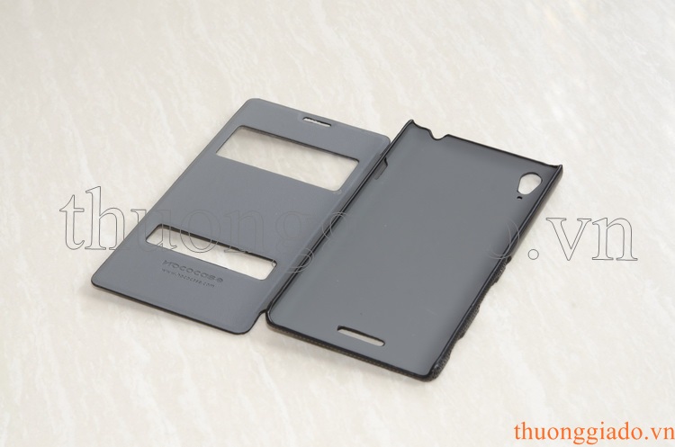 Bao Da Sony Xperia T3/ M50W/ T5103 ( Hiệu HOCO, Crystal Series )