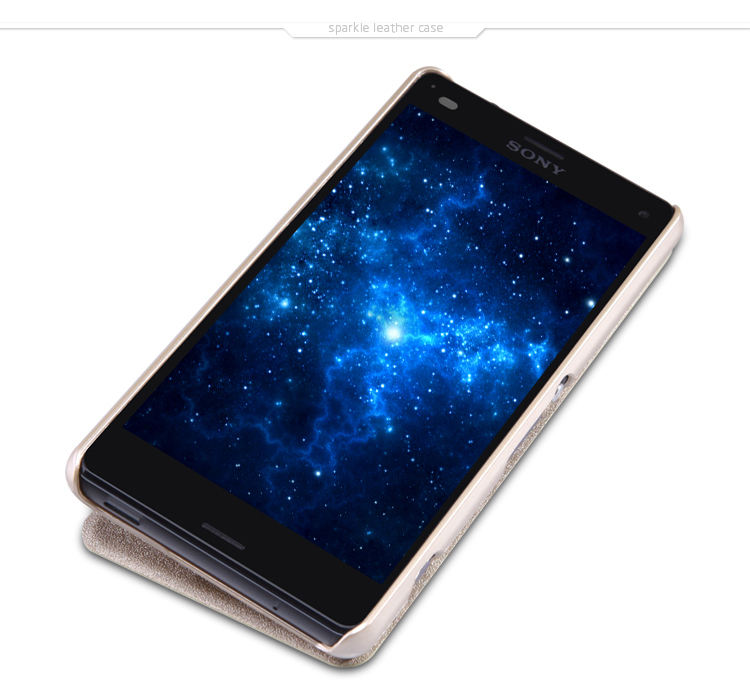 Bao Da Sony Xperia Z3 Compact ( Hiệu NillKin, Spark Series Leather Case )