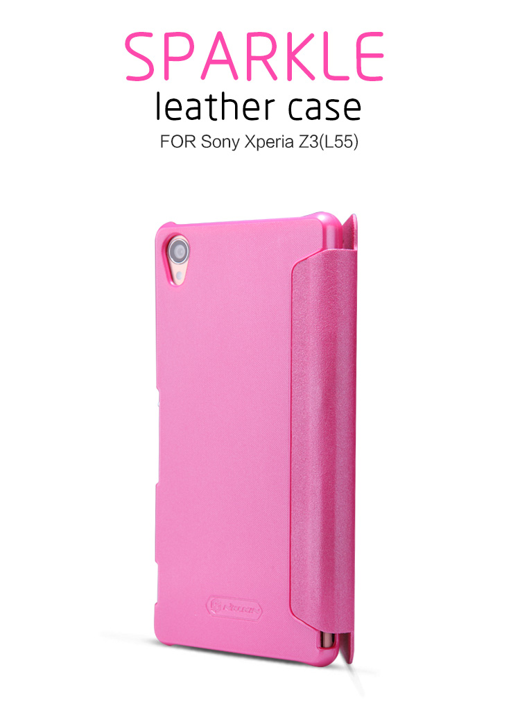 Bao Da Sony Xperia Z3/ L55 ( Hiệu NillKin, Spark Series Leather Case )