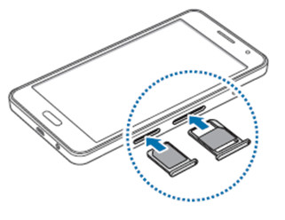 Bộ khay sim và Khay thẻ nhớ Samsung Galaxy A3