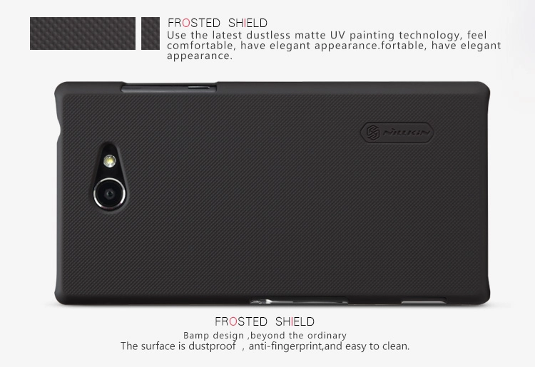 Ốp lưng sần NillKin cho Sony Xperia M2 S50h Super Frosted Shield