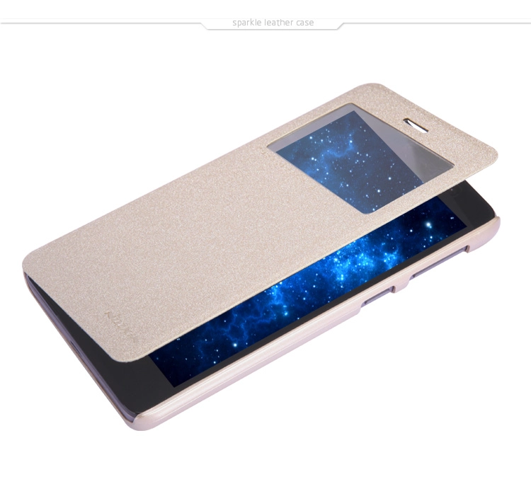 Bao Da Lenovo S860 ( Hiệu NillKin, Sparkle Leather Case )