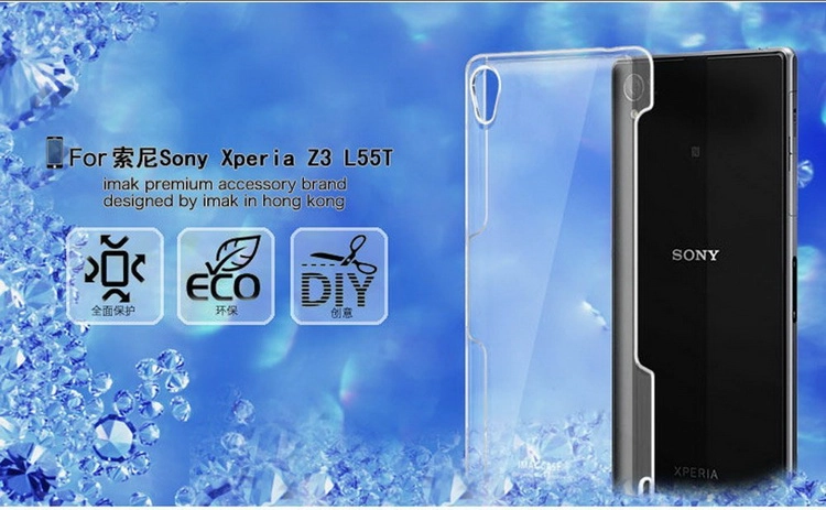 Ốp lưng Imak Sony Xperia Z3/ L55T Transparent Crystal Clear Hard Cover Case Shell