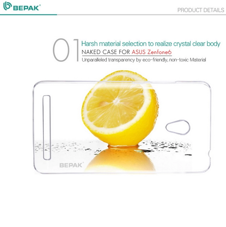 Ốp lưng Asus Zenfone 6/ A600 nhựa cứng trong suốt hiệu BEPAK