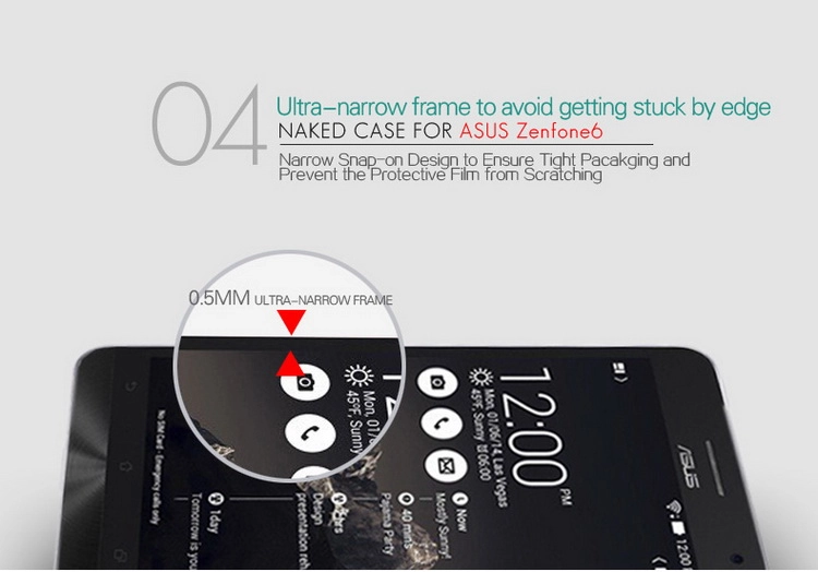 Ốp lưng Asus Zenfone 6/ A600 nhựa cứng trong suốt hiệu BEPAK