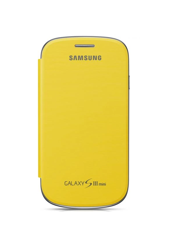 Samsung Galaxy S3 mini i8190 Flip Cover Chính Hãng Màu Vàng