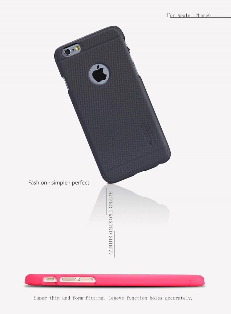 Ốp lưng iPhone 6-iPhone  6 Plus (4.7" và 5.5") Hiệu NillKin, Super Frosted Shield
