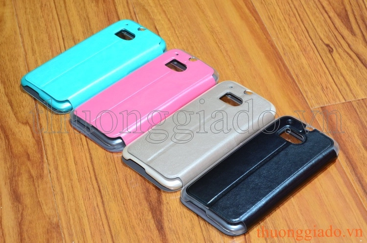 Bao Da HTC One (M8), Có cửa sổ view ( Hiệu USAMS, Merry Series ) Bao Da HTC One (M8), Có cửa sổ view ( Hiệu USAMS, Merry Series )
