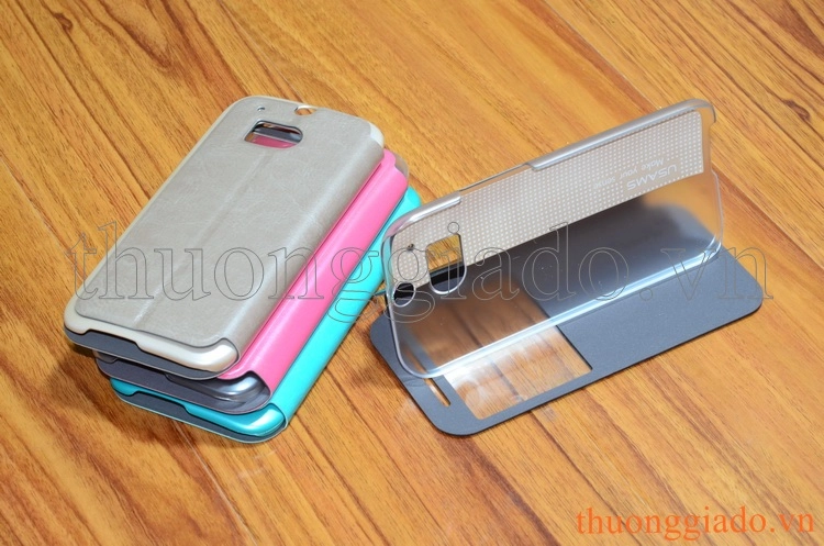Bao Da HTC One (M8), Có cửa sổ view ( Hiệu USAMS, Merry Series ) Bao Da HTC One (M8), Có cửa sổ view ( Hiệu USAMS, Merry Series )