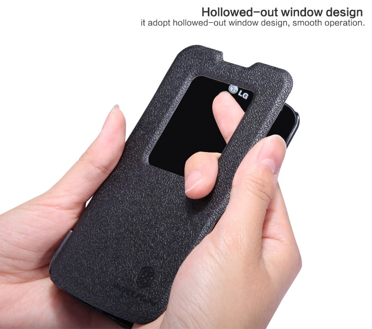 Bao Da LG L90/ D405/ D410 ( Hiệu NillKin, Fresh Series )