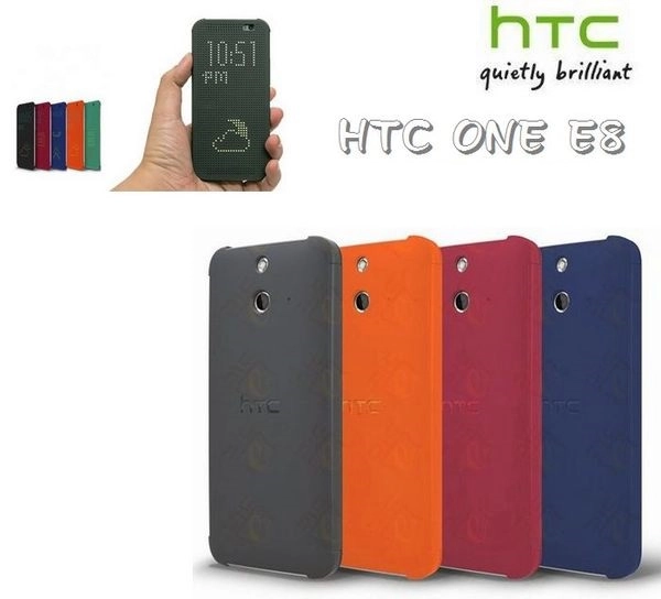 Bao Da HTC Dot View cho HTC One E8/ HTC HC M110 Chính Hãng