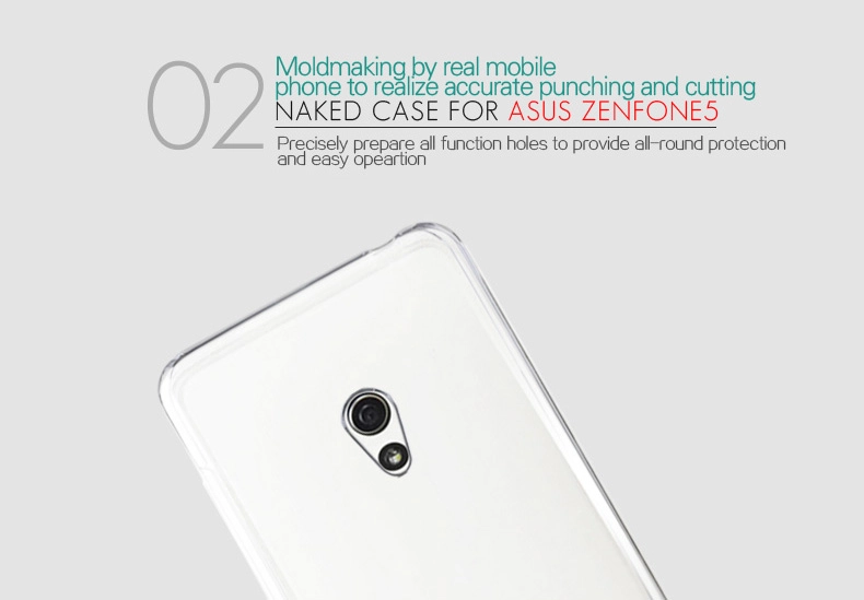 Ốp lưng Asus Zenfone 5/ A500/ A501 nhựa cứng trong suốt hiệu BEPAK