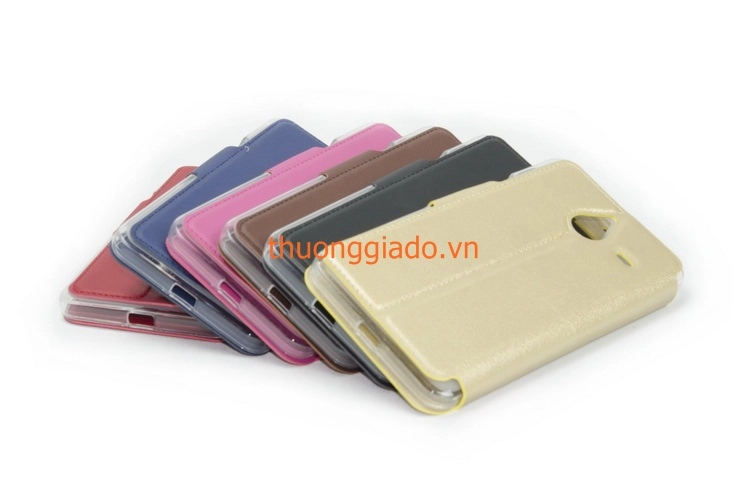 Bao Da Microsoft Lumia 640XL ( Hiệu ONJESS, 2 cửa sổ ) Smart Case