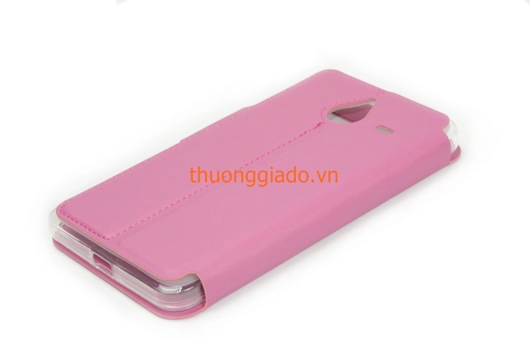 Bao Da Microsoft Lumia 640XL ( Hiệu ONJESS, 2 cửa sổ ) Smart Case