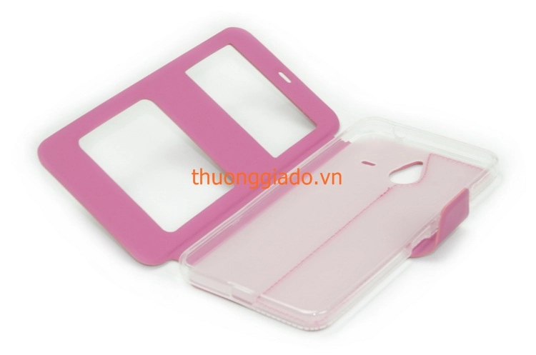 Bao Da Microsoft Lumia 640XL ( Hiệu ONJESS, 2 cửa sổ ) Smart Case