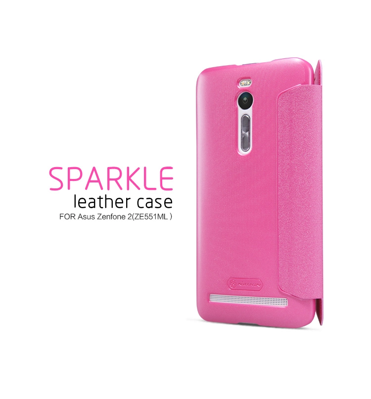 Bao Da Asus Zenfone 2 ZE551 Có cửa sổ view ( Hiệu NillKin )