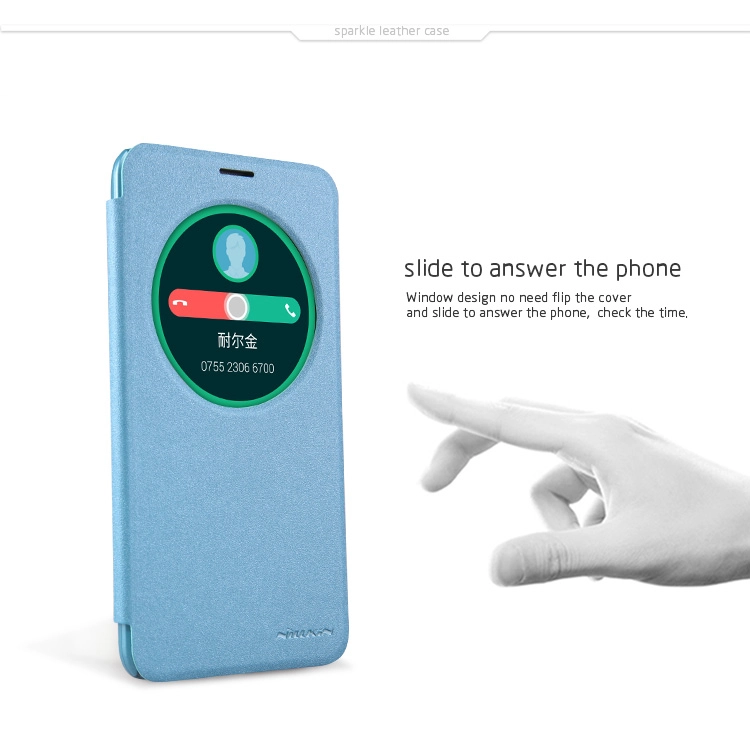 Bao Da Asus Zenfone 2 ZE551 Có cửa sổ view ( Hiệu NillKin )