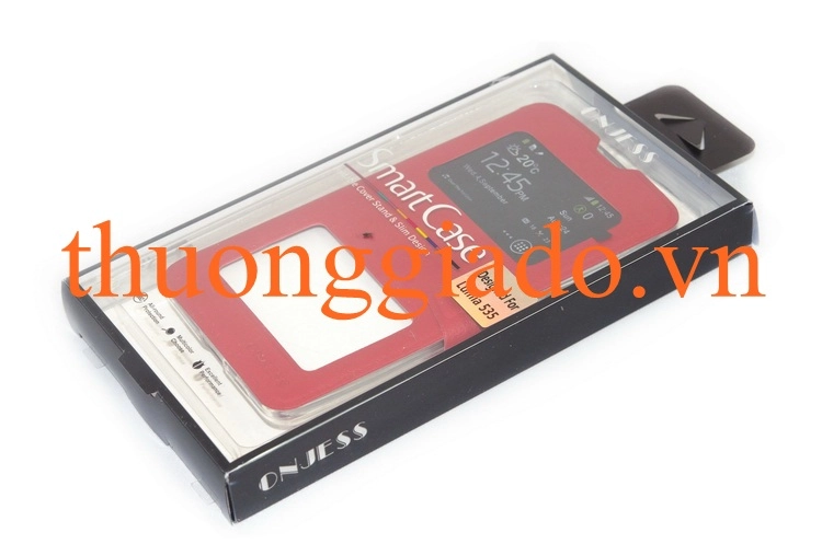 Bao Da Lumia 535 ( Hiệu ONJESS, 2 cửa sổ ) Smart Case