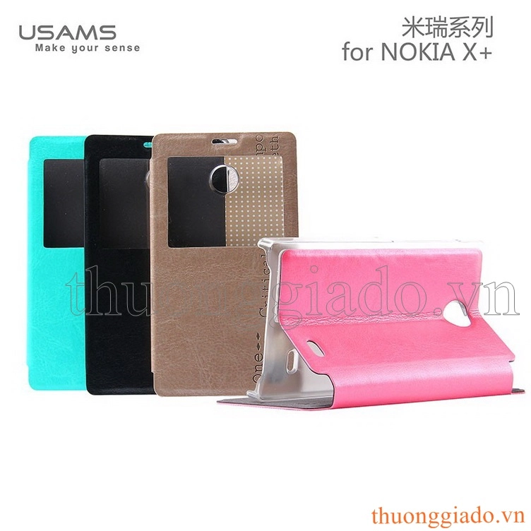 Bao Da Nokia X (RM-980) / Nokia X+ ( Hiệu USAMS, Merry Series )
