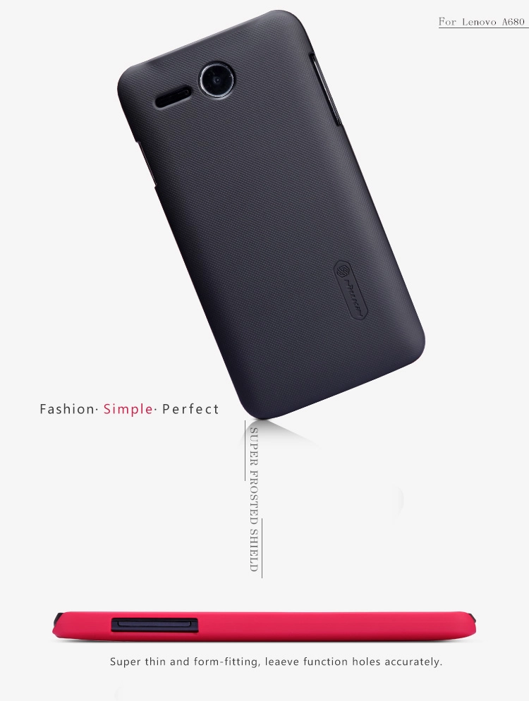 Ốp lưng sần Nillkin Lenovo A680 Super Frosted Shield