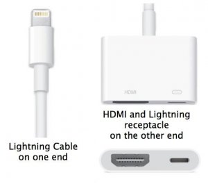 Lightning digital av hdmi adapter cable apple iphone 5S,iPhone 6,iPhone  6 Plus,ipad air,iPad  Air 2