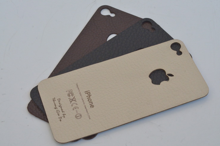 Miếng dán da bò cho iPhone 4, iPhone 4S