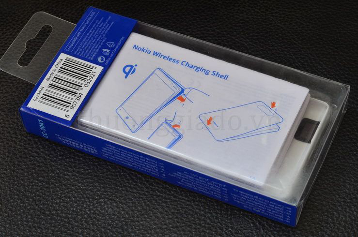 Nắp lưng sạc không dây Lumia 820 Màu Trắng Wireless Charging