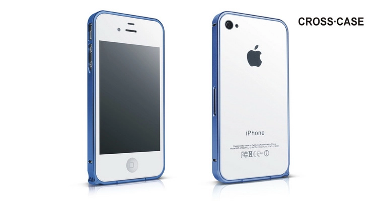 iPhone 4s/ iPhone 4 metal bumper (0.7mm) hiệu Cross Case iPhone 4s/ iPhone 4 metal bumper (0.7mm) hiệu Cross Case