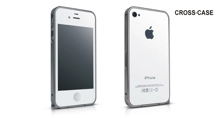 iPhone 4s/ iPhone 4 metal bumper (0.7mm) hiệu Cross Case iPhone 4s/ iPhone 4 metal bumper (0.7mm) hiệu Cross Case