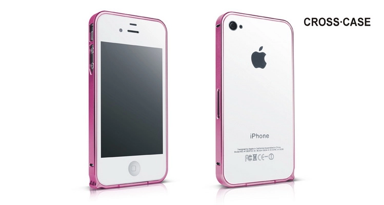iPhone 4s/ iPhone 4 metal bumper (0.7mm) hiệu Cross Case iPhone 4s/ iPhone 4 metal bumper (0.7mm) hiệu Cross Case