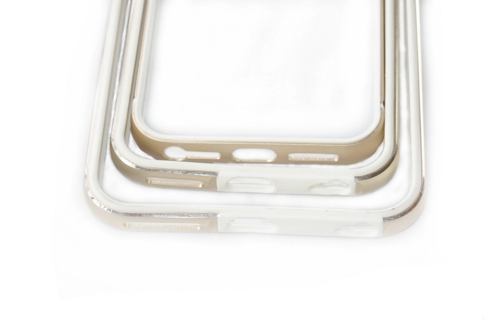 Ốp viền bumper iPhone 6,iPhone  6 Plus,iPhone 5 (trong là cao su,ngoài là hợp kim)