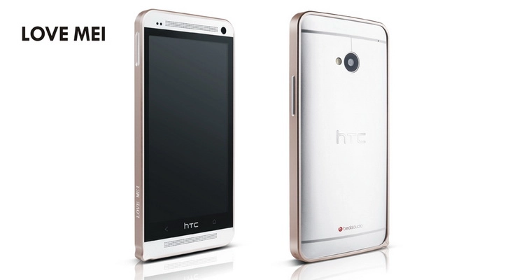 Love Mei Metal Bumper For HTC ONE (M7) 0.6mm