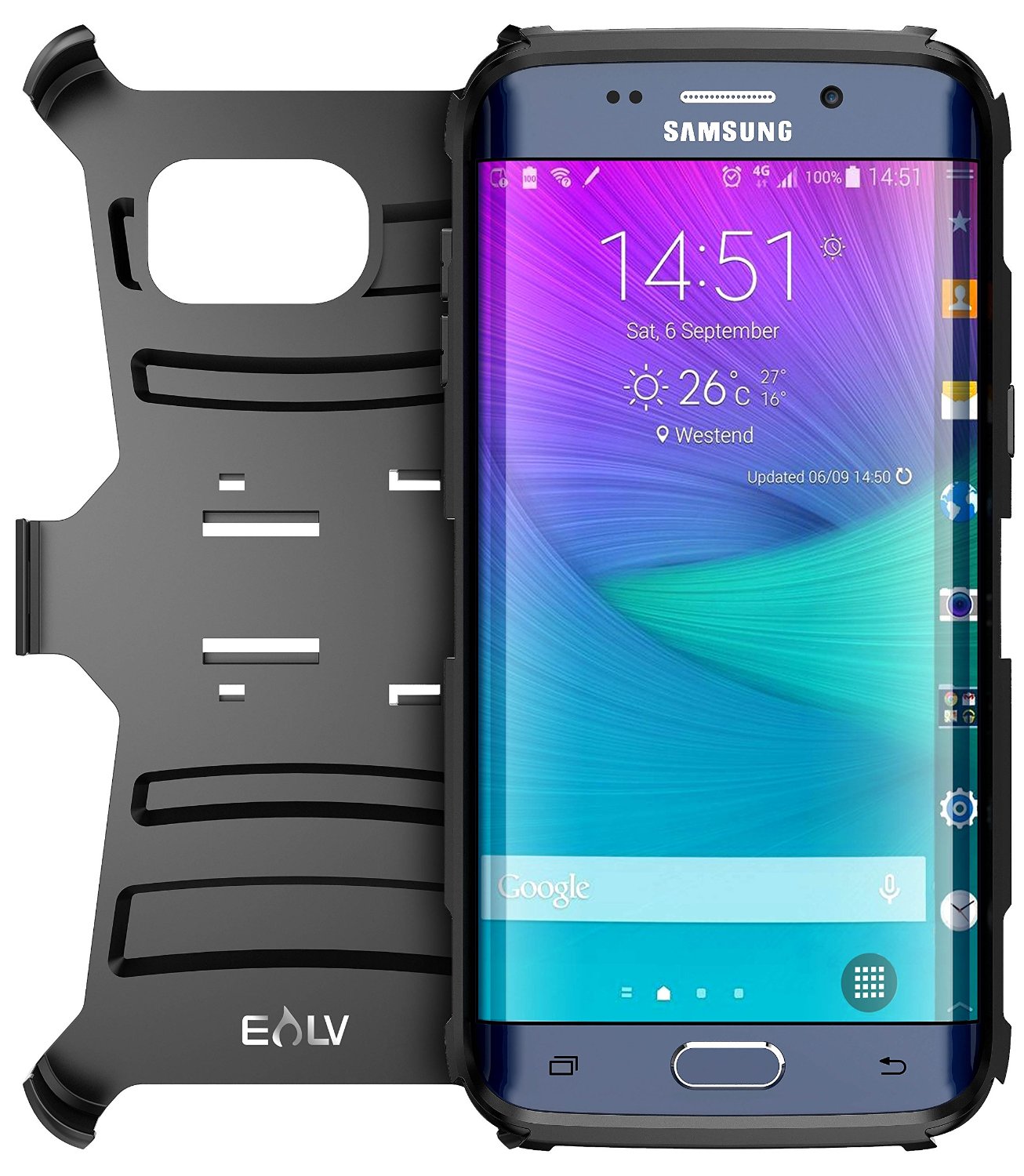 Ốp chống sốc Samsung Galaxy S6 Edge/ G925f (kèm kẹp đeo thắt lưng)