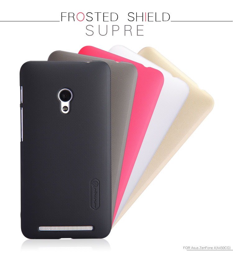 Ốp lưng Asus Zenfone 4 - A450/ Zenfone 4 - 4.5" ( Hiệu NillKin, Super Frosted Shield )