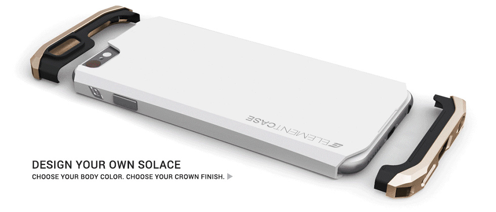 Ốp lưng iPhone 6/ iPhone  6 Plus/ iPhone 6s/ iPhone  6s Plus hiệu Element Case Solace