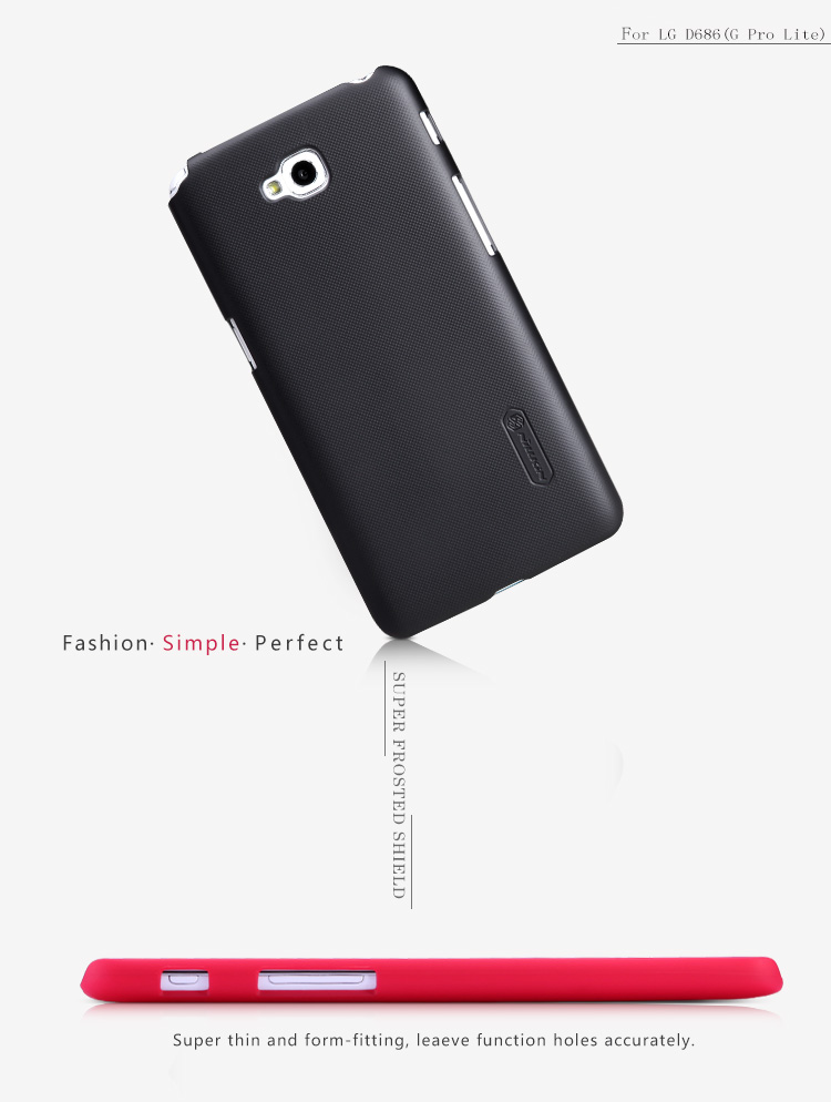 Ốp lưng sần LG G Pro Lite Dual D686 (Hiệu NillKin, Super Frosted Shield )