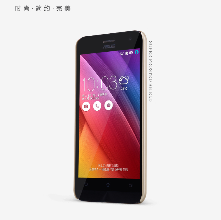 Ốp lưng sần NillKin Asus Zenfone 2 - ZE500CL Super Frosted Shield