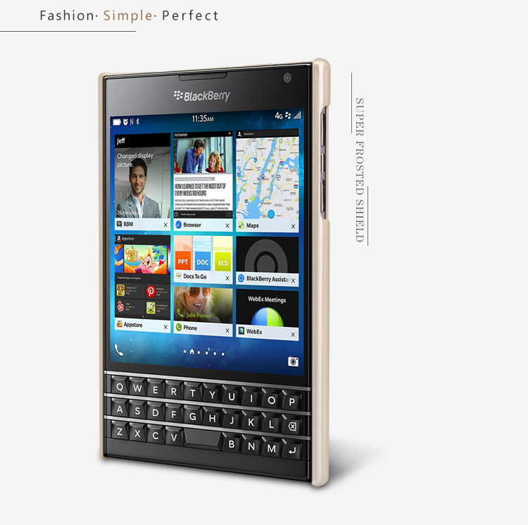 Ốp lưng sần NillKin BlackBerry PassPort-Q30 Super Frosted Shield