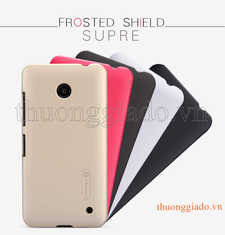 Ốp lưng sần NillKin cho Nokia Lumia 630 Super Frosted Shield