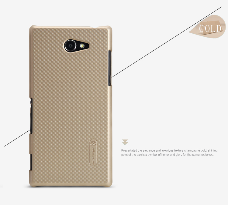 Ốp lưng sần NillKin cho Sony Xperia M2 S50h Super Frosted Shield