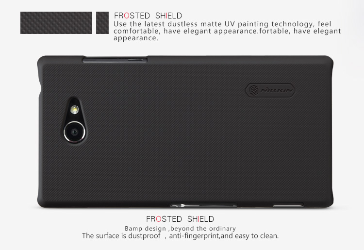 Ốp lưng sần NillKin cho Sony Xperia M2 S50h Super Frosted Shield