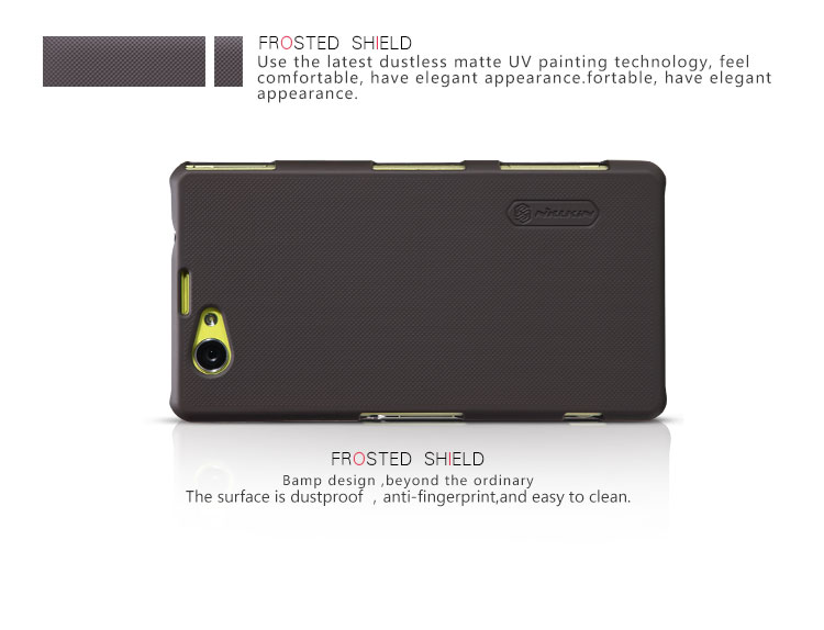 Ốp lưng sần NillKin cho Sony Xperia Z1 Compact Super Frosted Shield