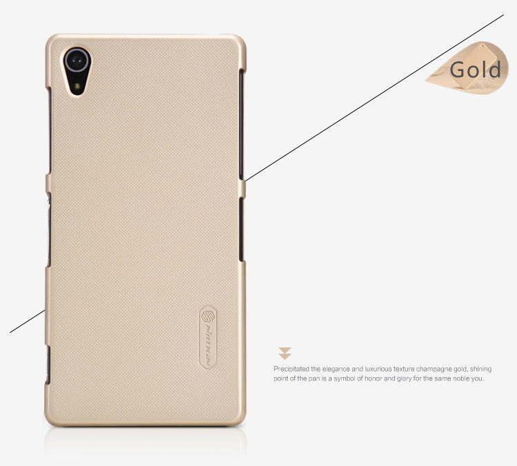 Ốp lưng sần NillKin cho Sony Xperia Z2 L50 Super Frosted Shield