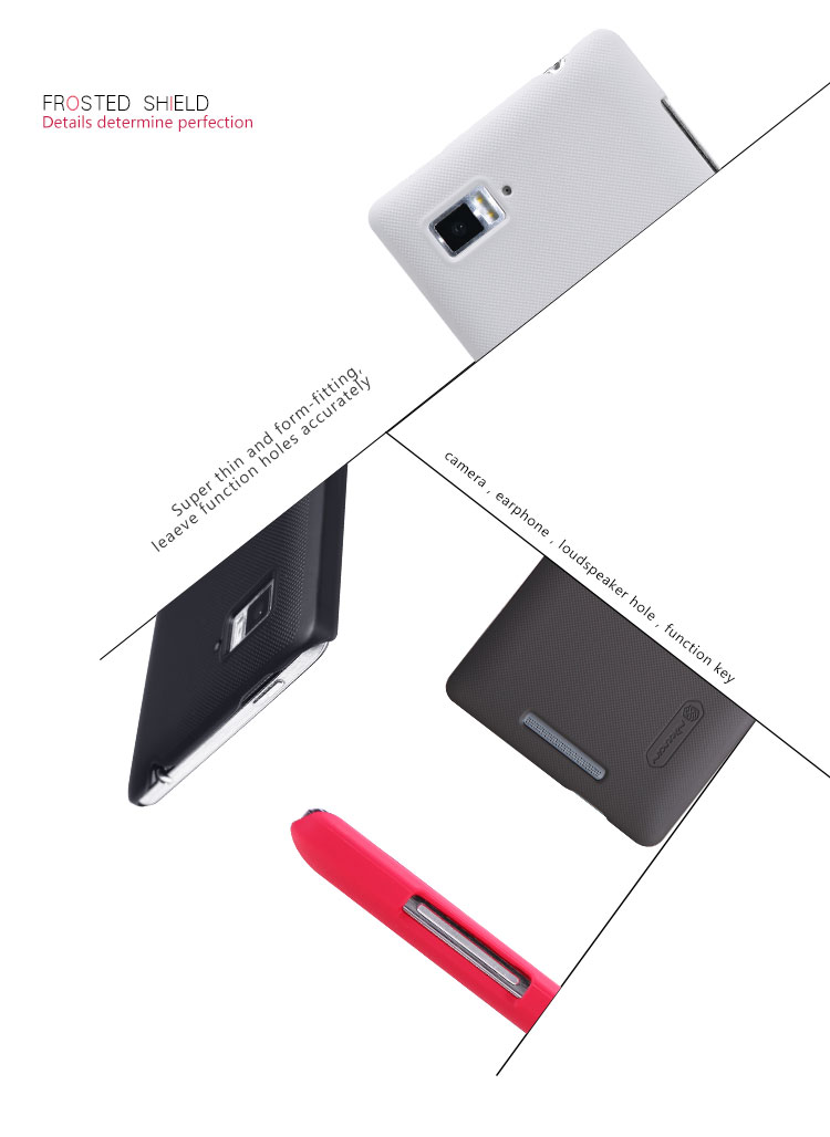 Ốp lưng sần NillKin Lenovo K910 Vibe Z Super Frosted Shield