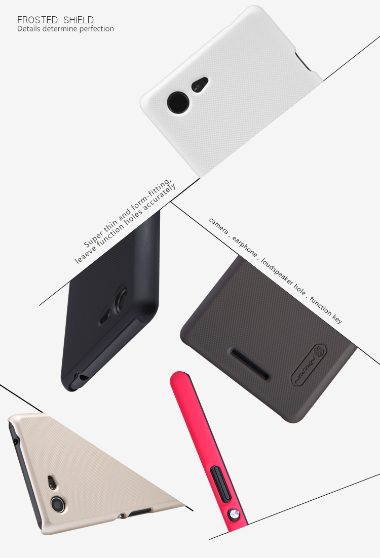 Ốp lưng sần NillKin Sony Xperia E3 Super Frosted Shield
