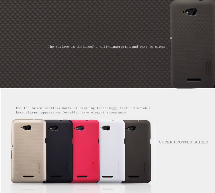Ốp lưng sần NillKin Sony Xperia E4 Super Frosted Shield