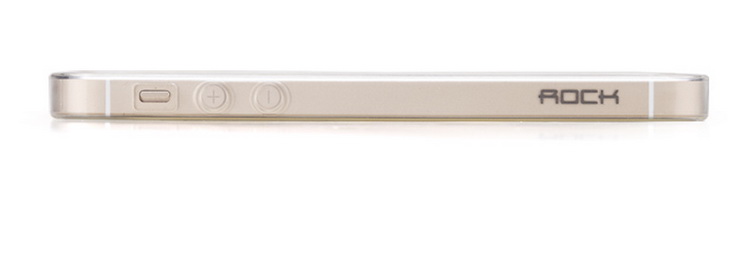 Ốp lưng silicon iPhone 5S_iPhone 5 (loại siêu mỏng, hiệu Rock, Ultrathin TPU Slim Jacket )