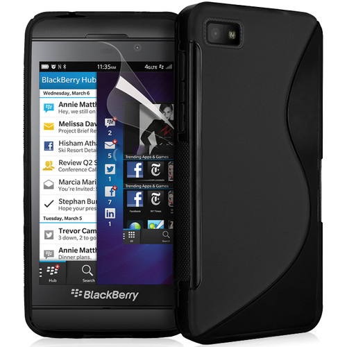 Ốp lưng silicon S-Line cho BlackBerry Z10 ( Soft Protective Case )