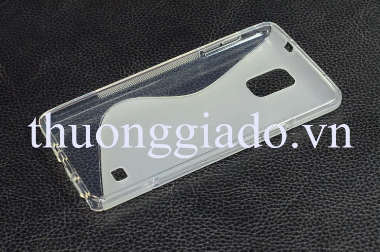 Ốp lưng silicon Samsung Galaxy Note 4-N910 ( Hiệu S-Line ) Soft Protective Case