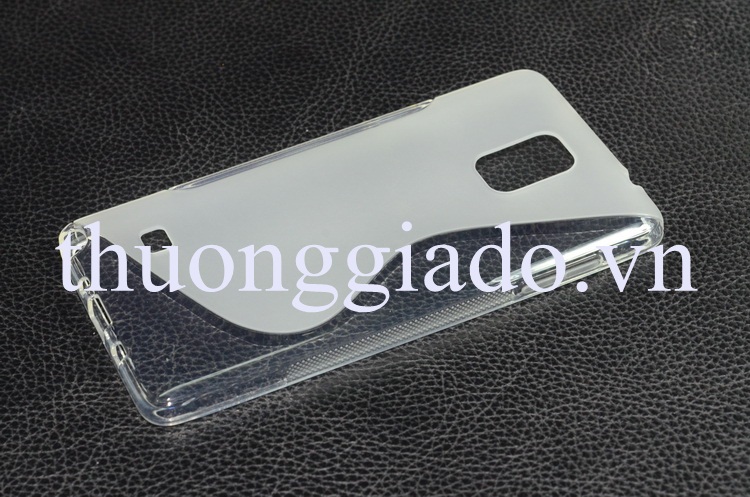 Ốp lưng silicon Samsung Galaxy Note 4-N910 ( Hiệu S-Line ) Soft Protective Case